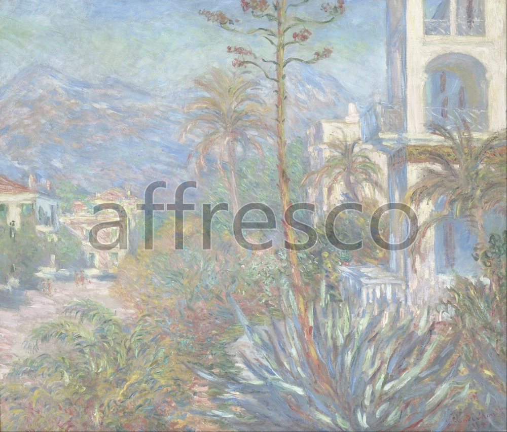 Impressionists & Post-Impressionists | Claude Monet Villas at Bordighera | Affresco Factory