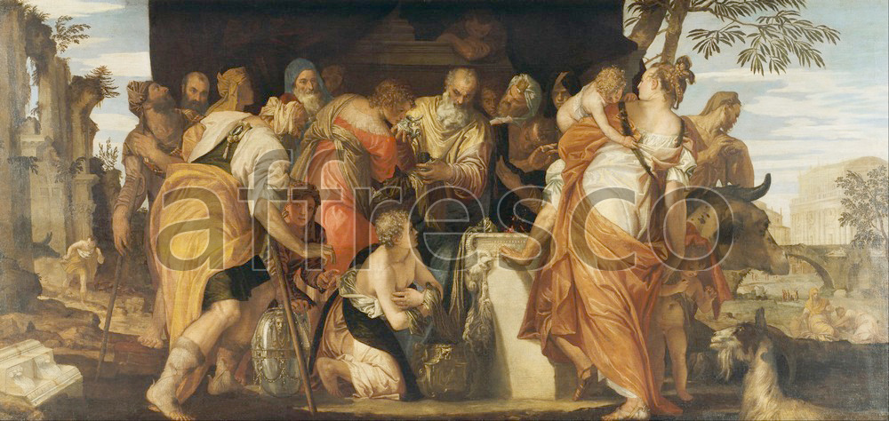 Biblical themes | Paolo Caliari called Veronese The Anointment of David | Affresco Factory