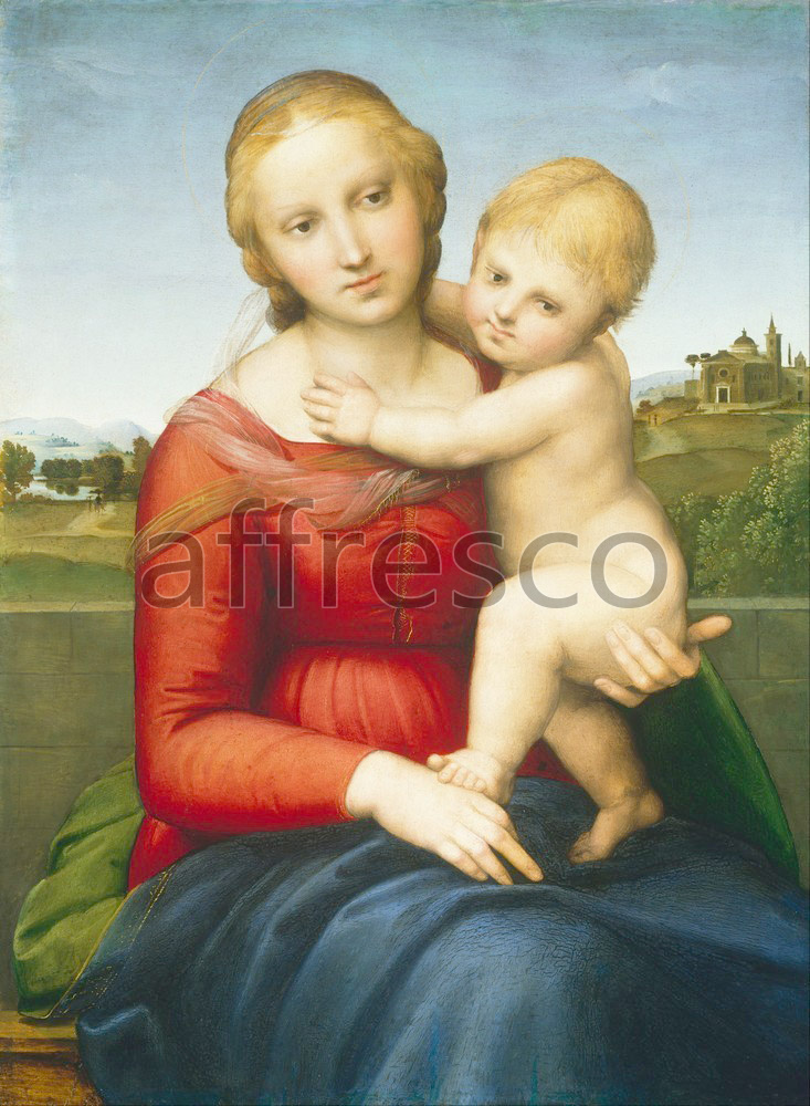 Biblical themes | Raphael The Small Cowper Madonna | Affresco Factory
