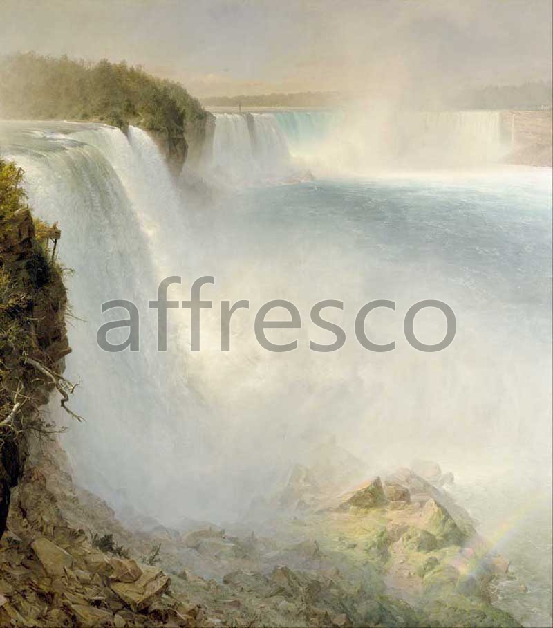 Classic landscapes | Frederic Edwin Church Niagara Falls from the American Side | Affresco Factory