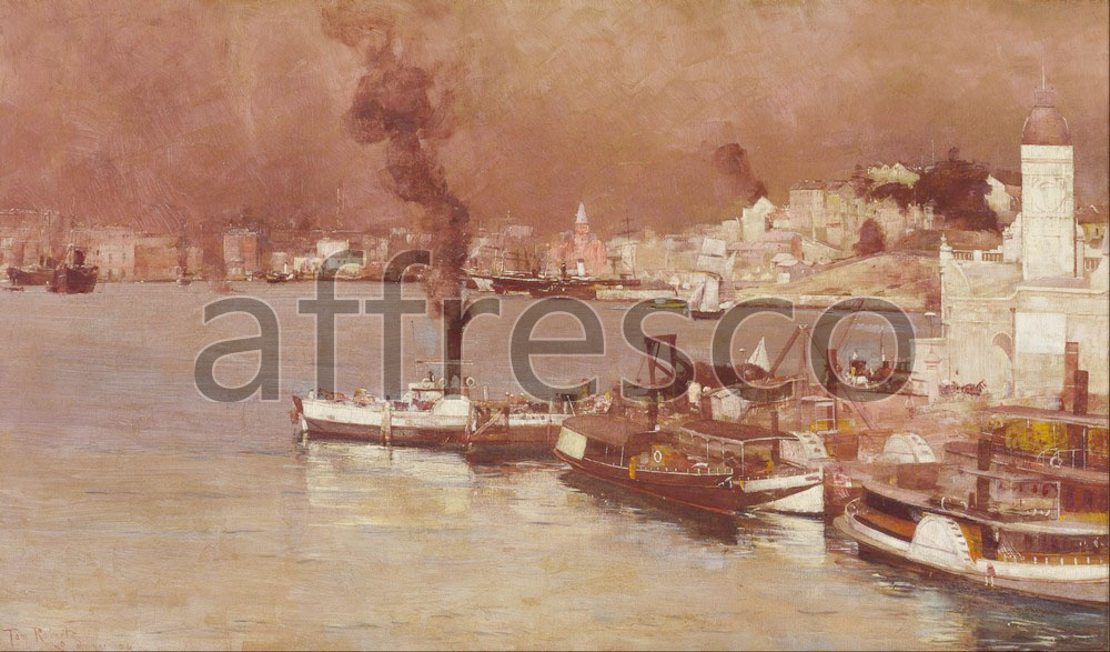 Impressionists & Post-Impressionists | Tom Roberts An autumn morning Milsons Point Sydney | Affresco Factory