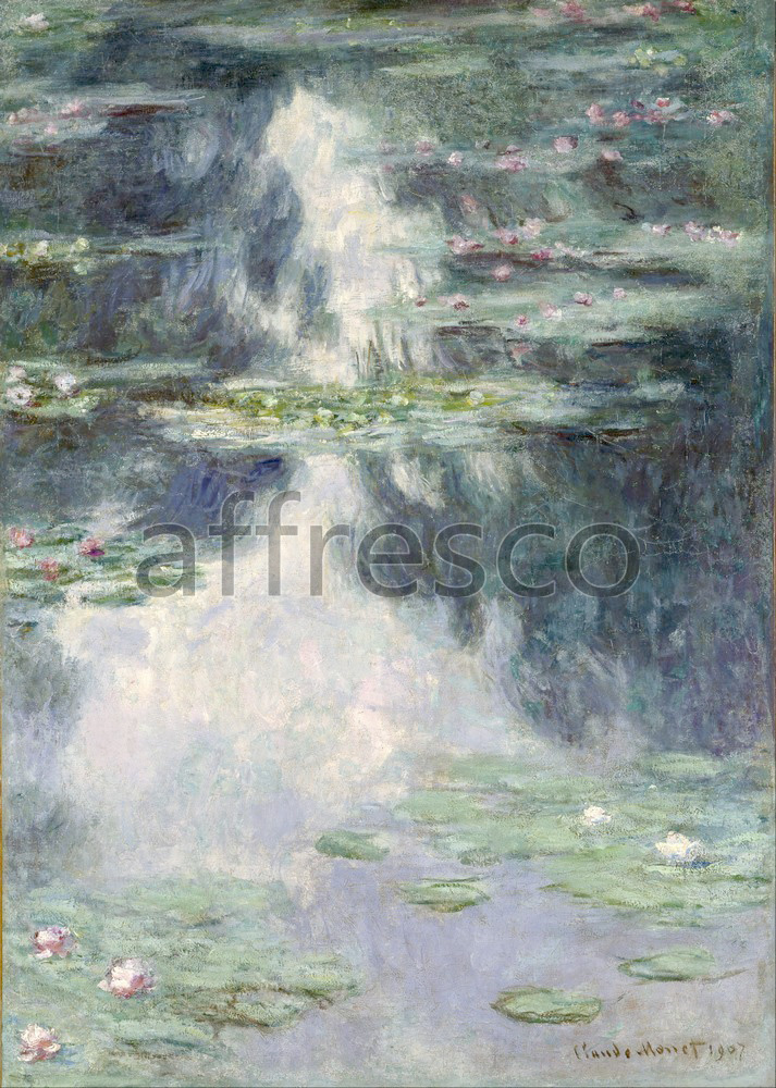 Impressionists & Post-Impressionists | Claude Monet Pond with Water Lilies | Affresco Factory