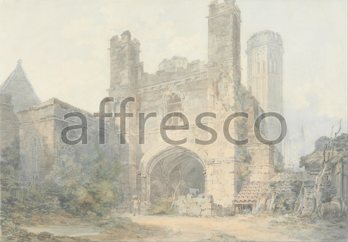 Classic landscapes | Joseph Mallord William Turner Saint Augustines Gate Canterbury | Affresco Factory