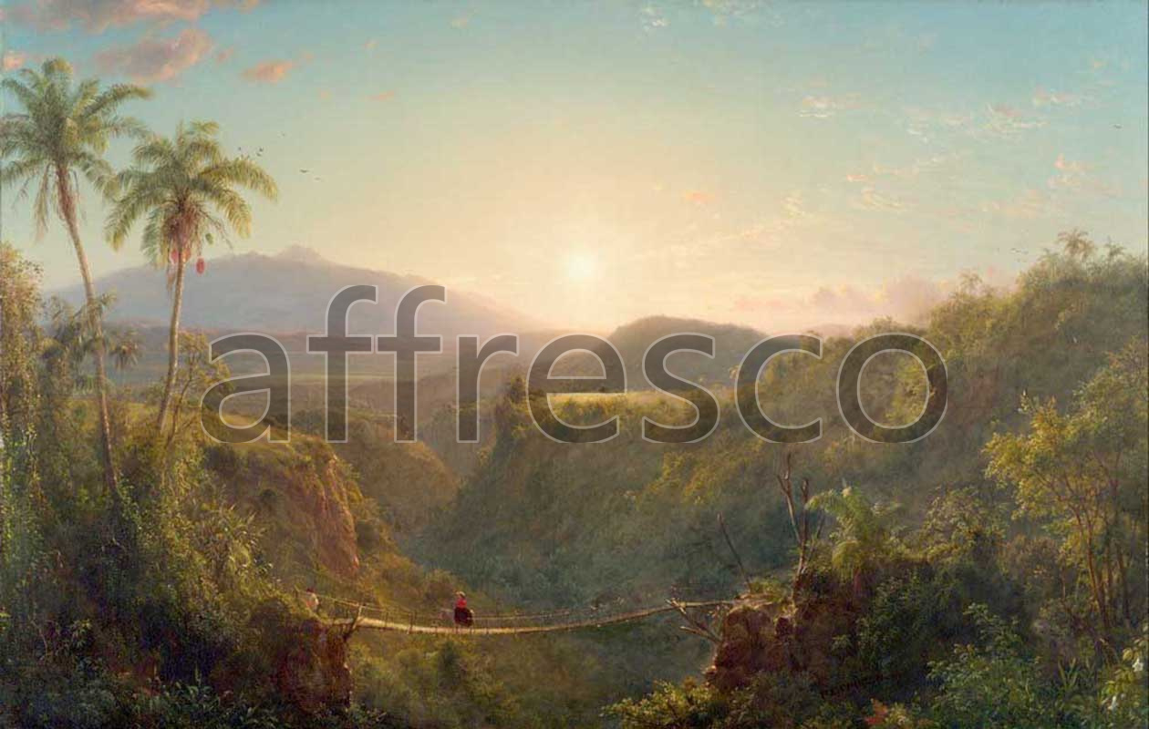 Classic landscapes | Frederic Edwin Church American Pichincha | Affresco Factory