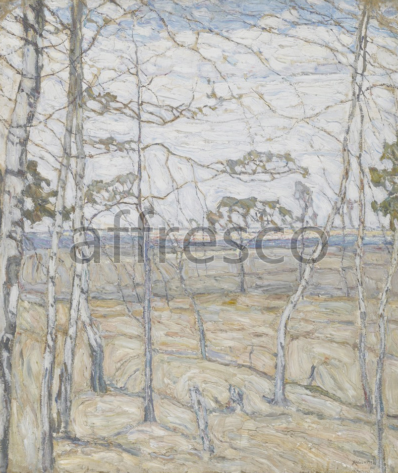 Impressionists & Post-Impressionists | Abraham Manievich Birch Trees | Affresco Factory