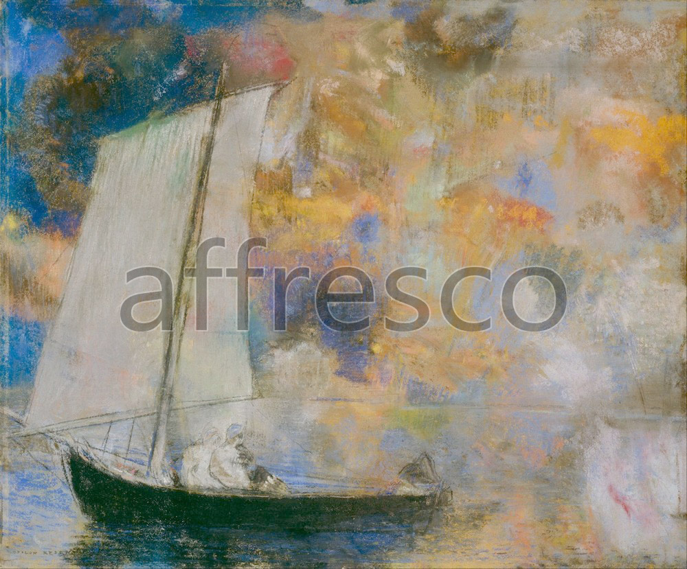 Impressionists & Post-Impressionists | Odilon Redon Flower Clouds | Affresco Factory
