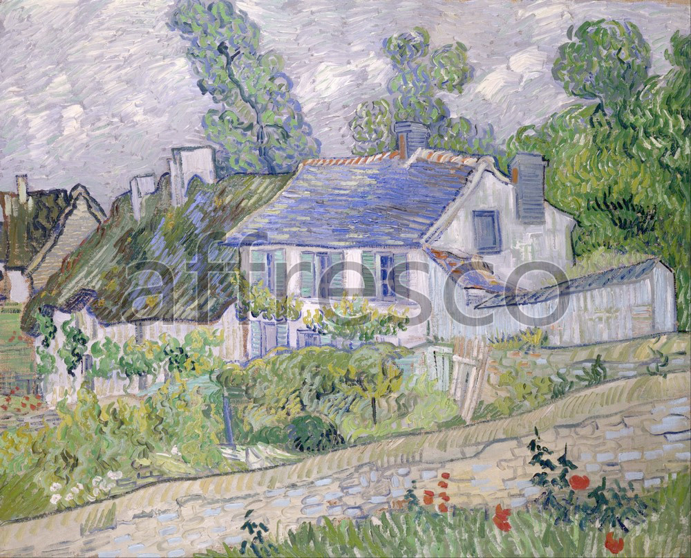 Impressionists & Post-Impressionists | Vincent van Gogh Houses at Auvers | Affresco Factory