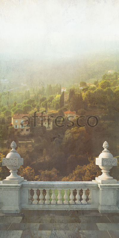 4167 | The best landscapes | Village view from a balcony | Affresco Factory