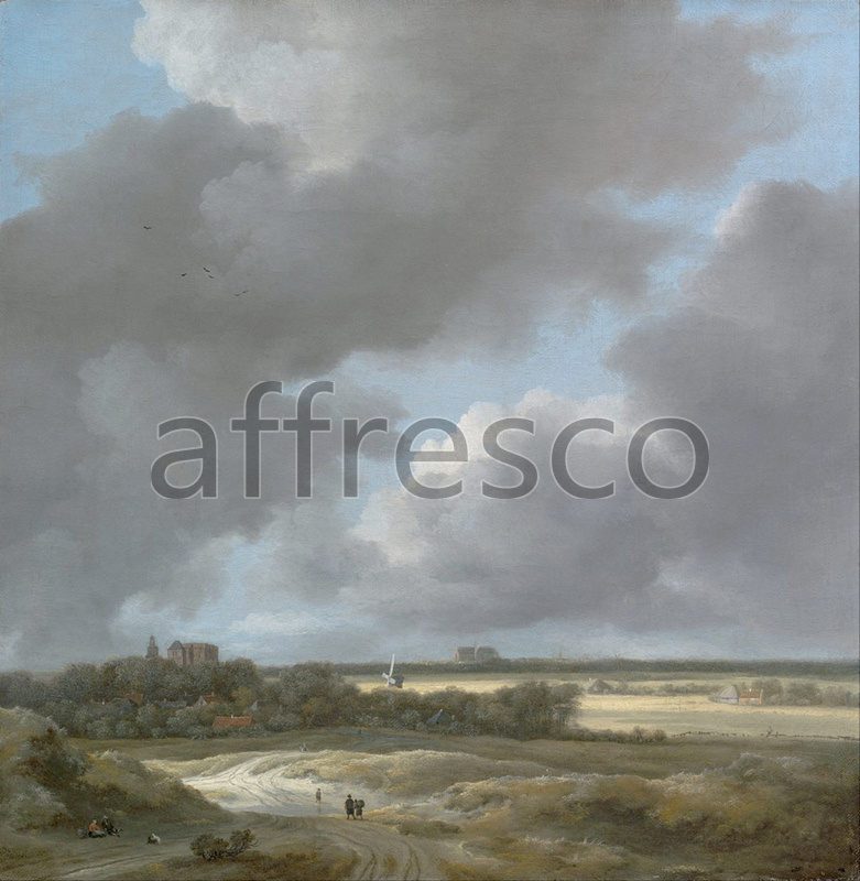 Classic landscapes | Jacob Isaacksz van Ruisdael View of Alkmaar | Affresco Factory