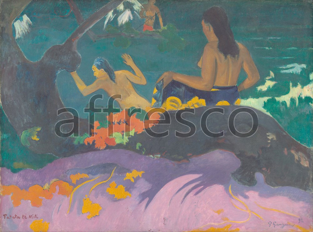 Impressionists & Post-Impressionists | Paul Gauguin Fatata te Miti By the Sea | Affresco Factory