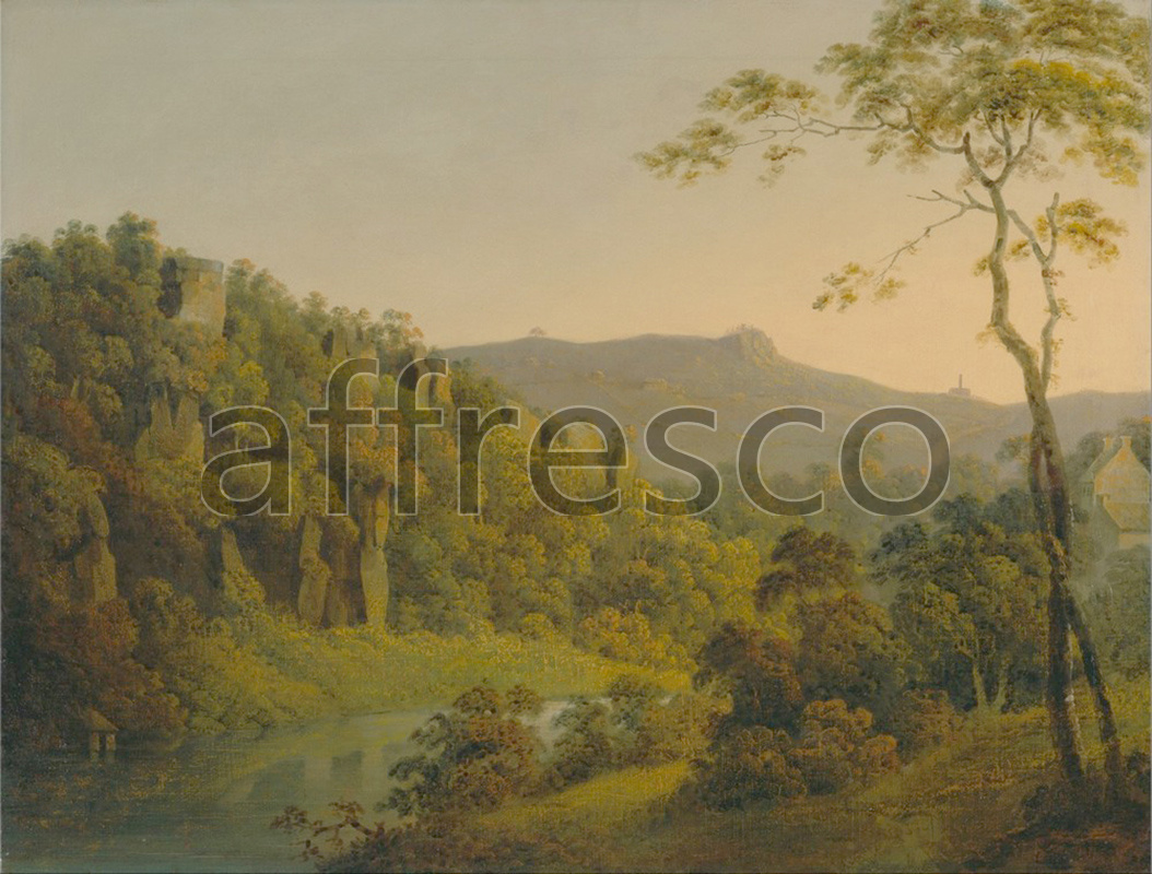 Classic landscapes | Joseph Wright of Derby Matlock Dale looking toward Black Rock Escarpment | Affresco Factory