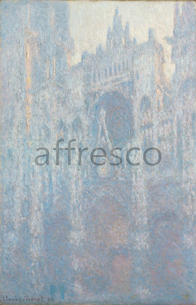 Impressionists & Post-Impressionists | Claude Monet The Portal of Rouen Cathedral in Morning Light | Affresco Factory