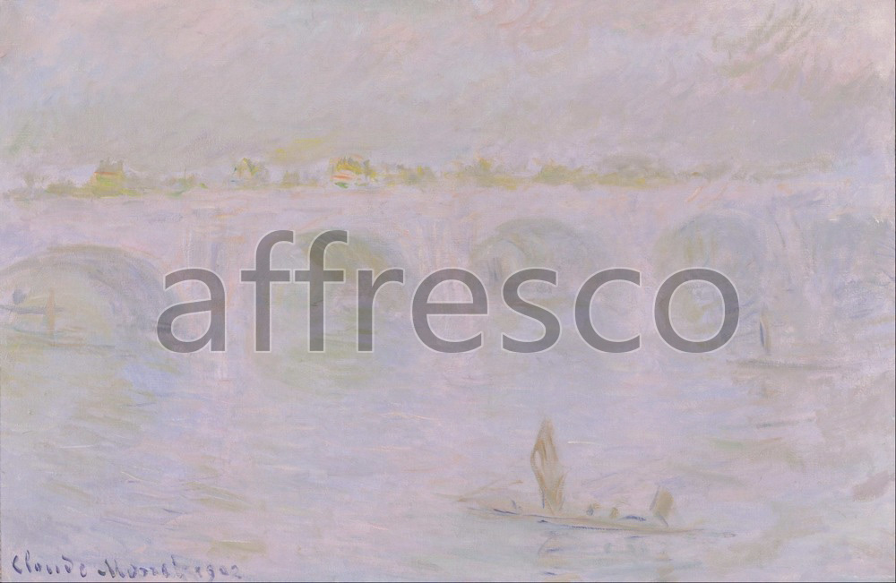 Impressionists & Post-Impressionists | Claude Monet Waterloo Bridge in London | Affresco Factory