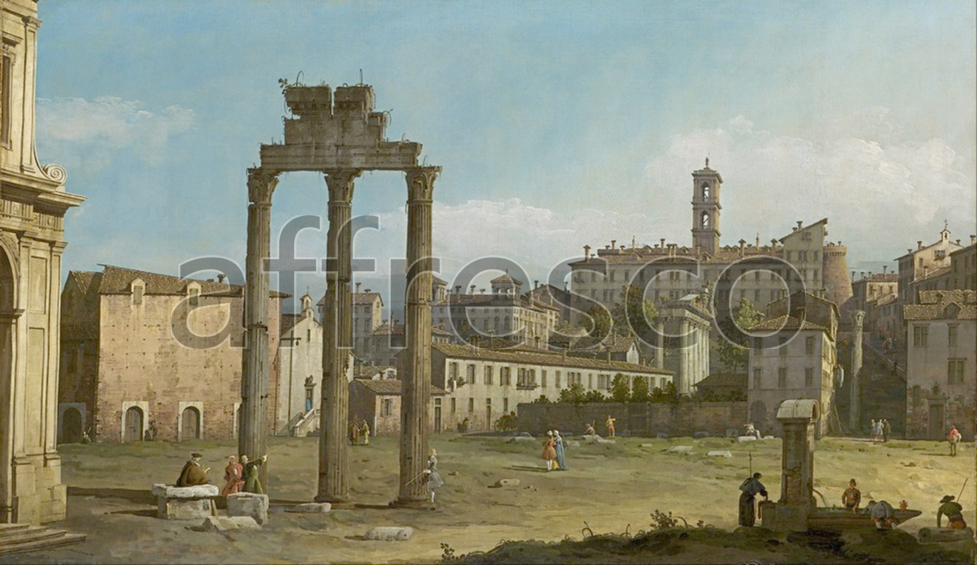 Classic landscapes | Bernardo Bellotto Ruins of the Forum Rome | Affresco Factory
