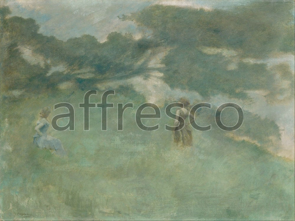 Impressionists & Post-Impressionists | Thomas Wilmer Dewing The Hermit Thrush | Affresco Factory