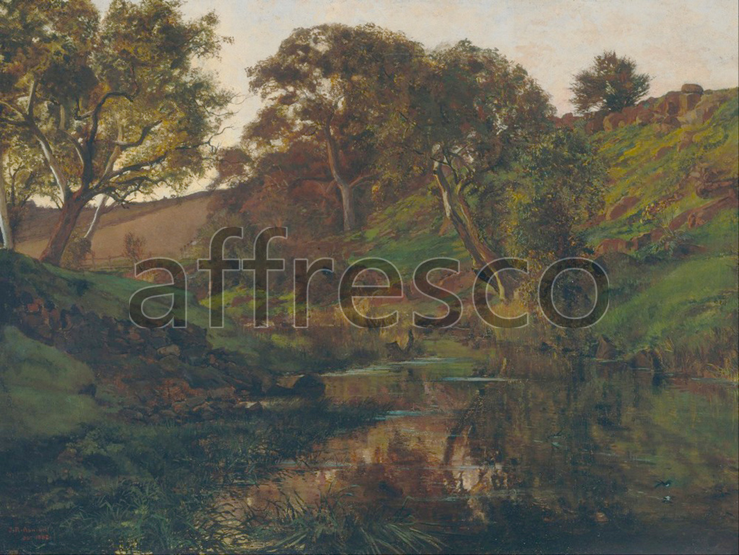 Classic landscapes | Julian Ashton Evening Merri Creek | Affresco Factory