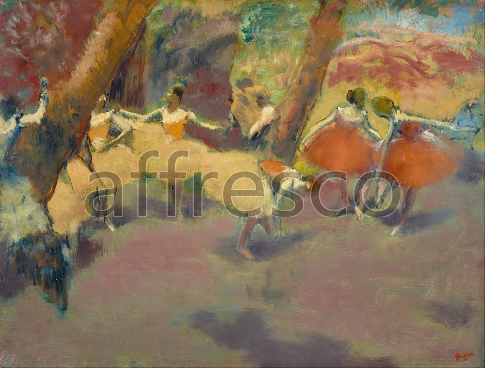 Impressionists & Post-Impressionists | Edgar Degas Before the Performance | Affresco Factory