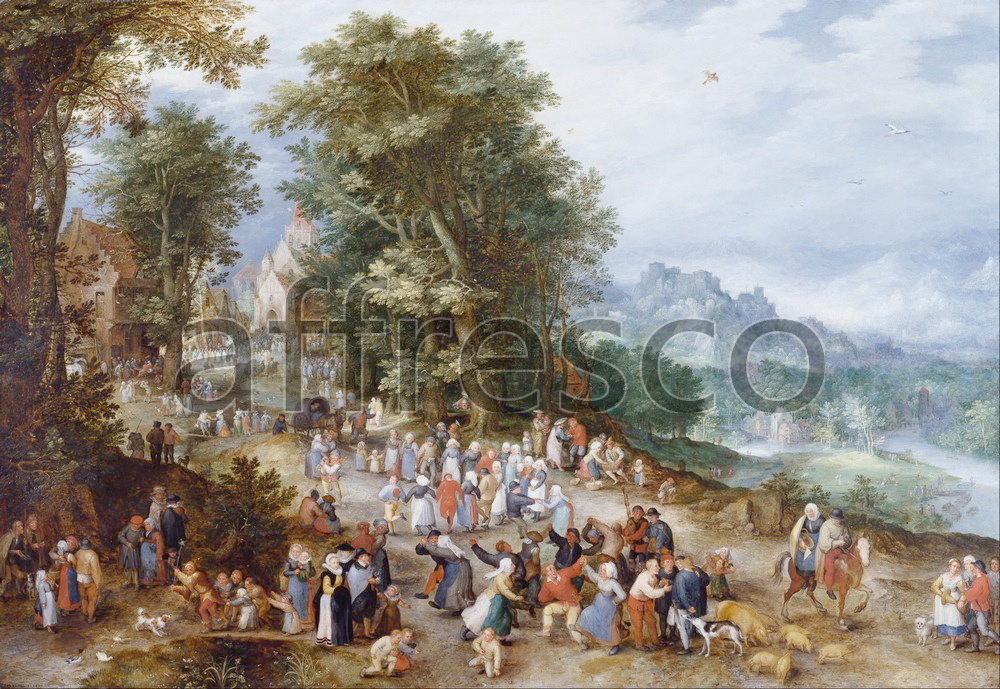 Scenic themes | Jan Brueghel the Elder Flemish Fair | Affresco Factory