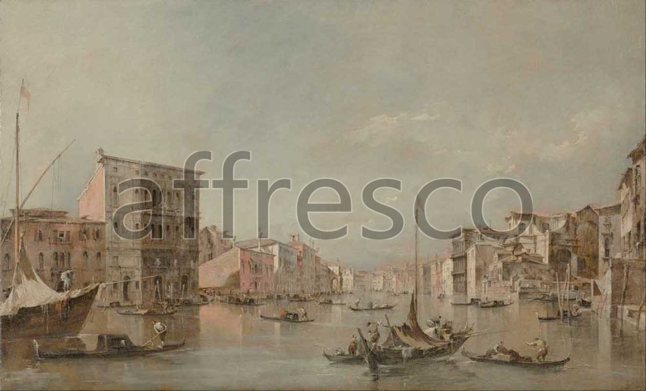 Classic landscapes | Francesco Guardi The Grand Canal Venice with the Palazzo Bembo | Affresco Factory