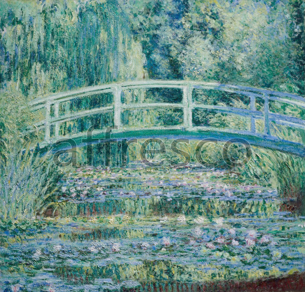 Impressionists & Post-Impressionists | Claude Monet Water Lilies and Japanese Bridge | Affresco Factory