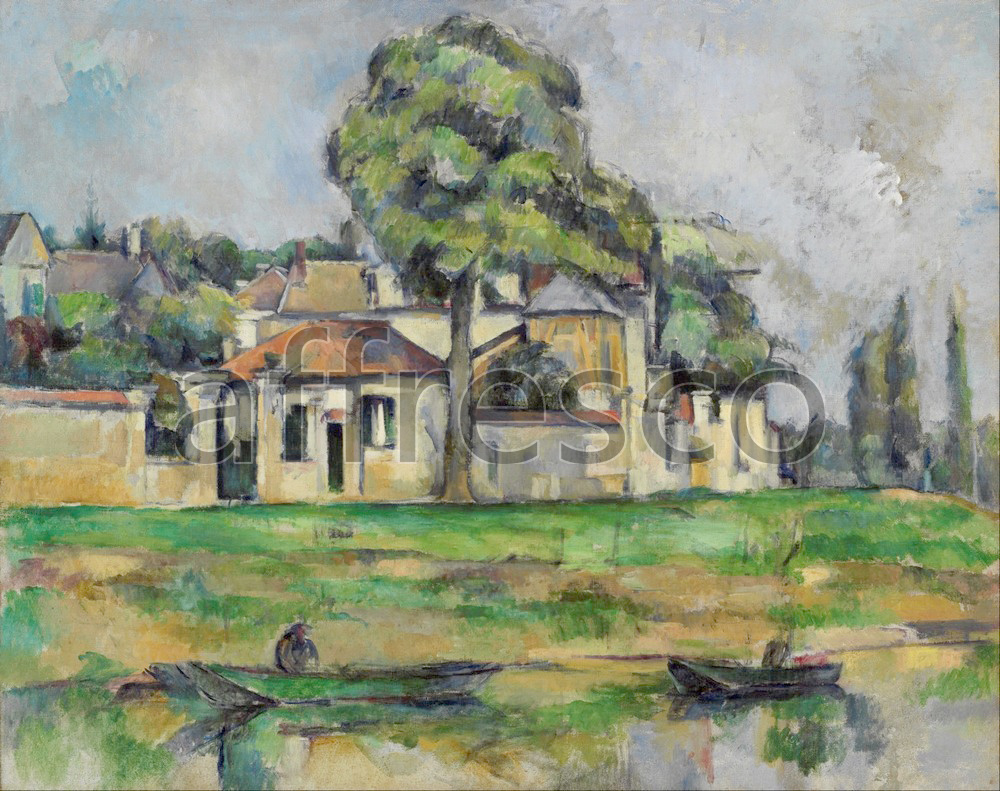 Impressionists & Post-Impressionists | Paul Cezanne Banks of the Marne | Affresco Factory