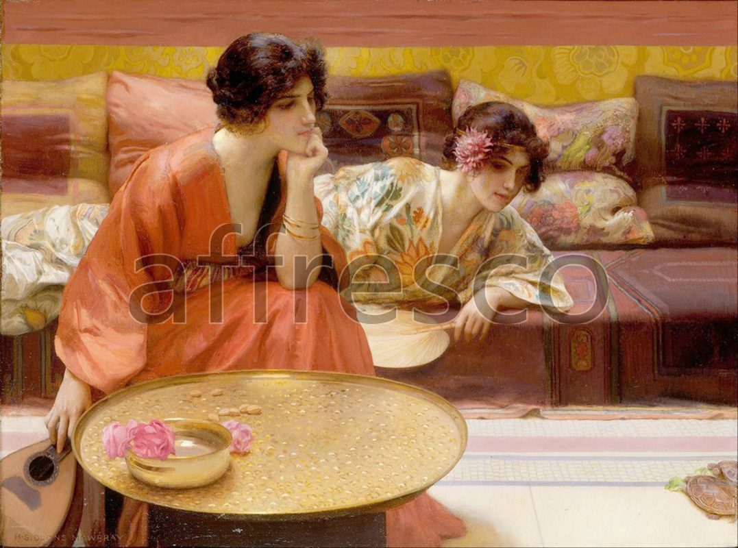 Classical antiquity themes | H. Siddons Mowbray Idle Hours | Affresco Factory