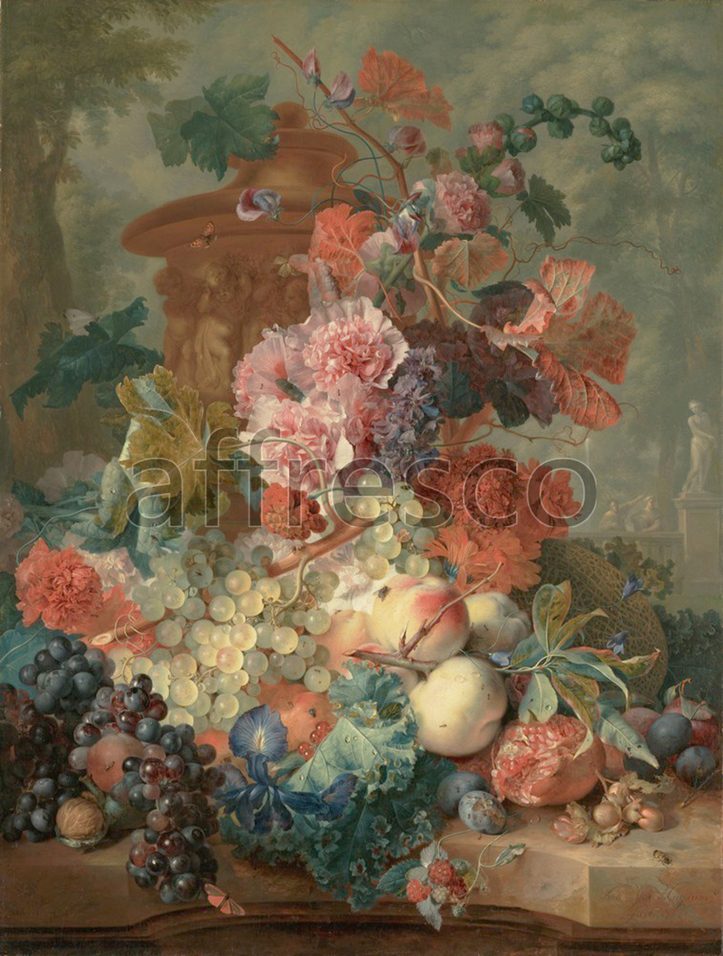 Still life | Jan van Huysum Fruit Piece | Affresco Factory