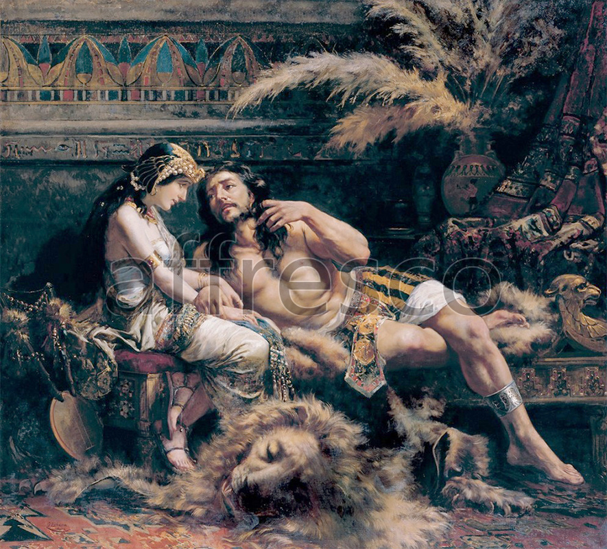 Classical antiquity themes | Jose Echenagusia Samson and Delilah | Affresco Factory