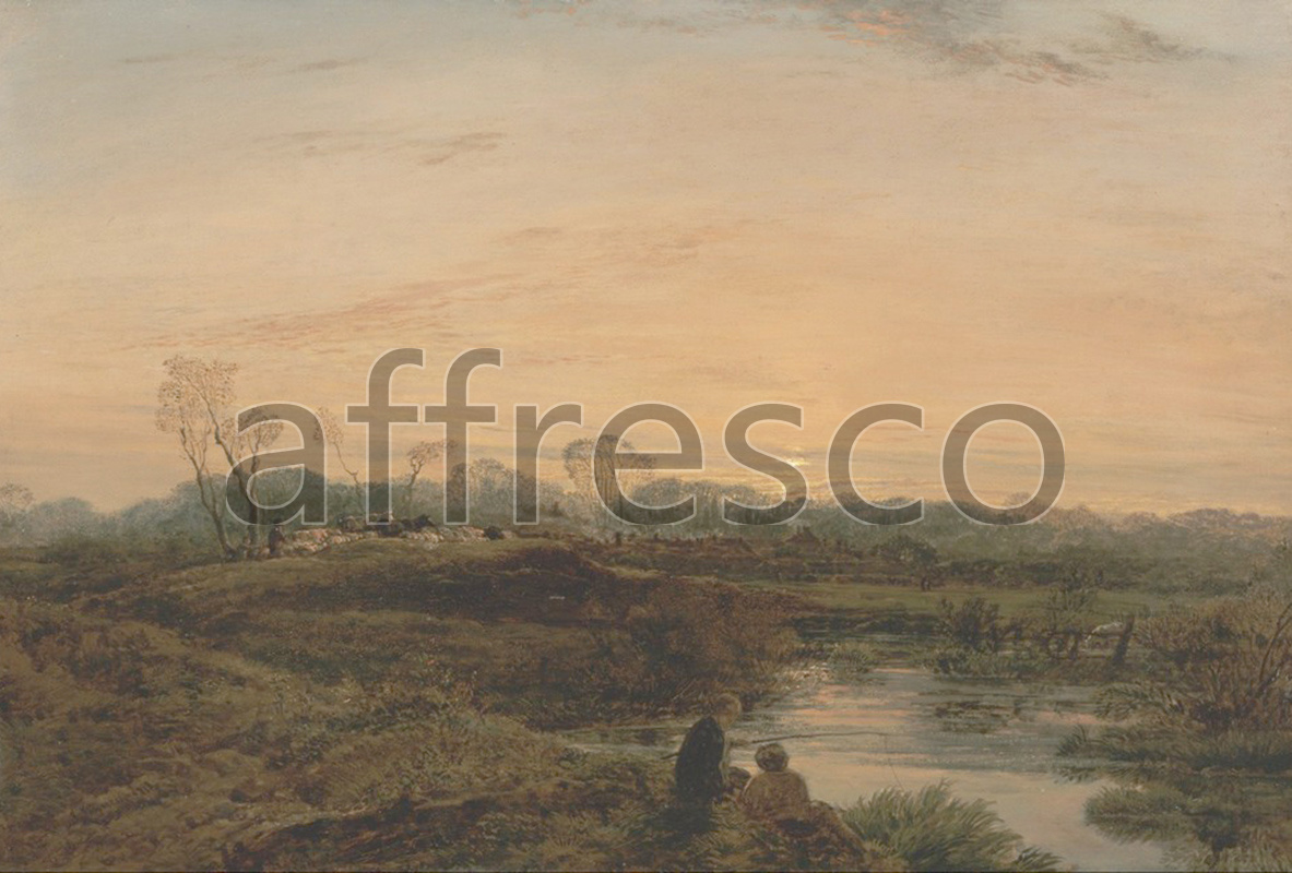 Classic landscapes | John Linnell Evening Bayswater | Affresco Factory