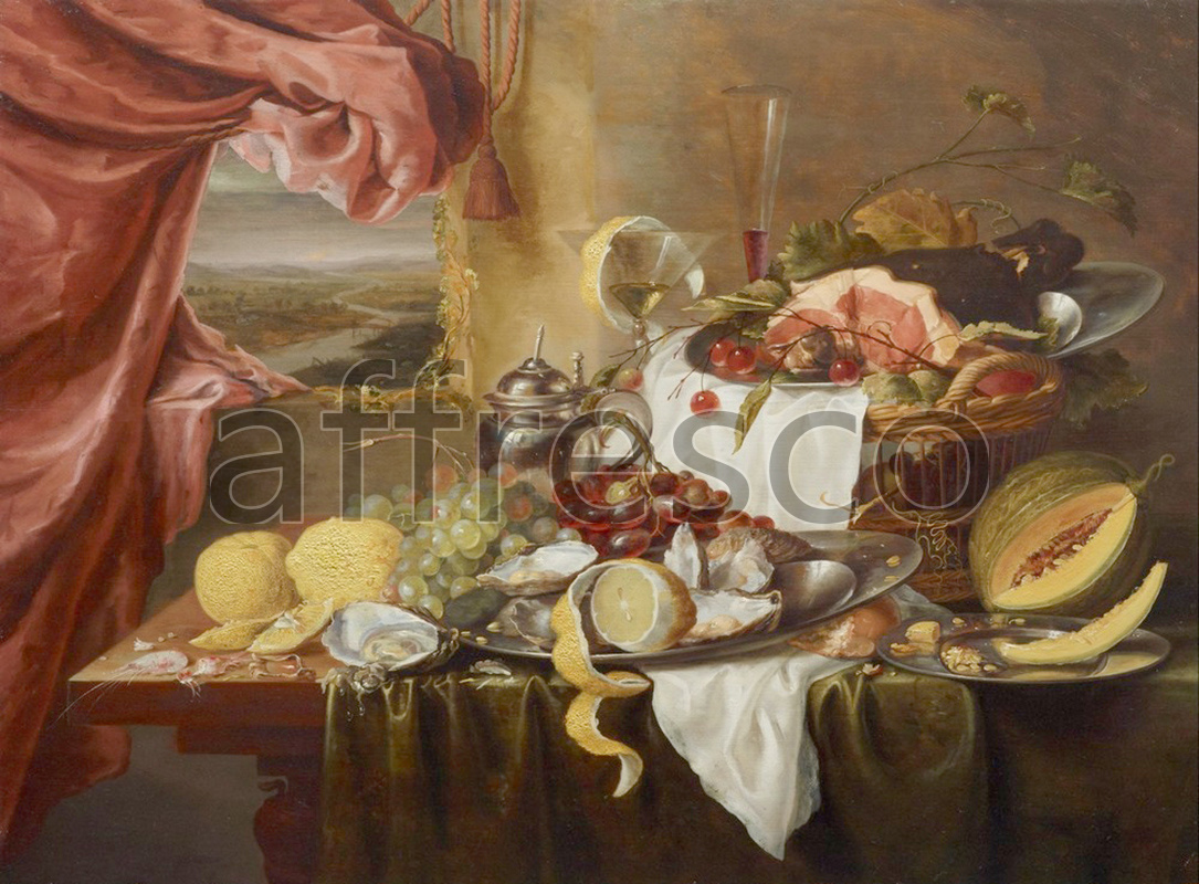 Still life | Laurens Craen Still life with imaginary view | Affresco Factory