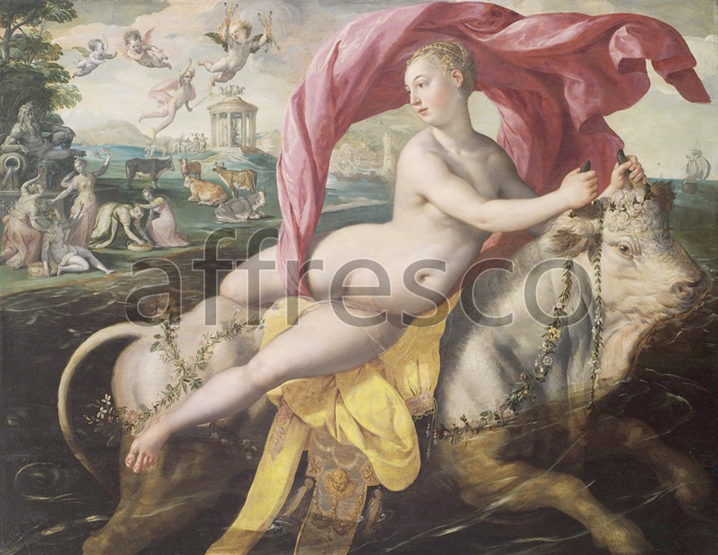 Classical antiquity themes | Martin de Vos The Rape of Europa | Affresco Factory