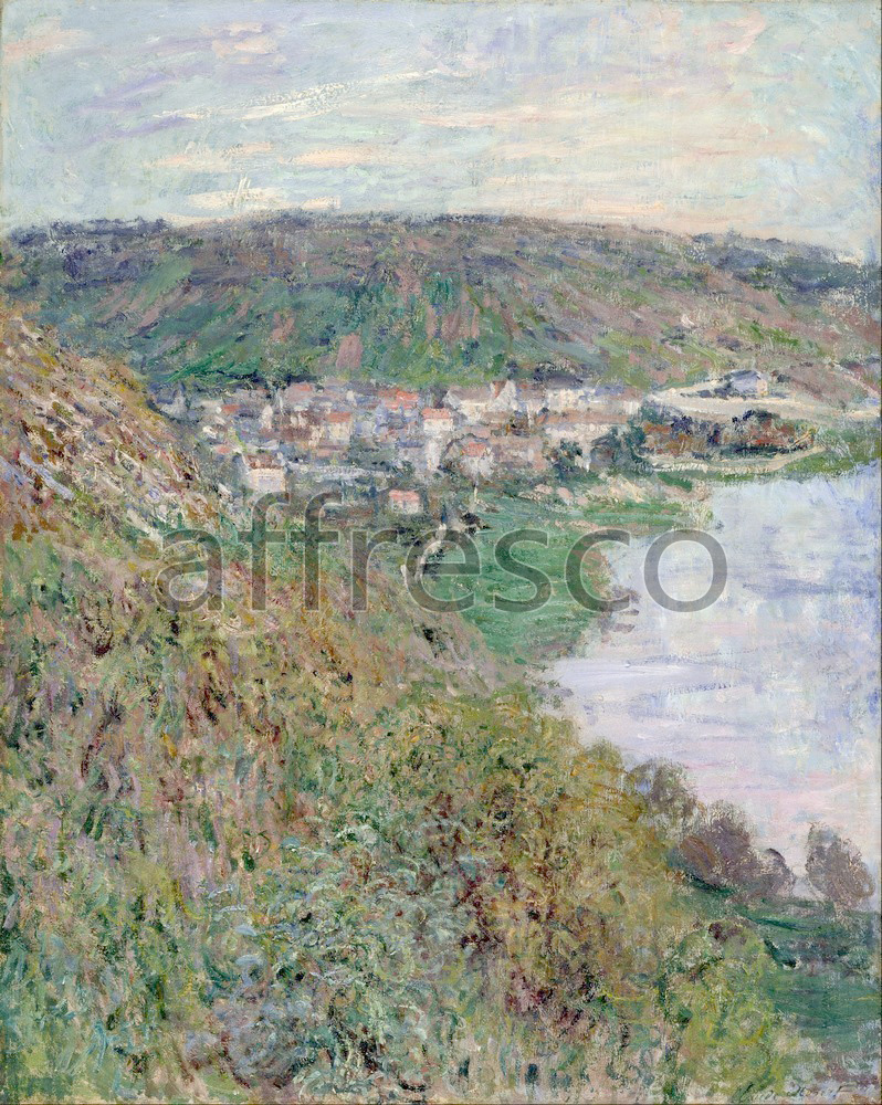 Impressionists & Post-Impressionists | Claude Monet View of Vetheuil | Affresco Factory