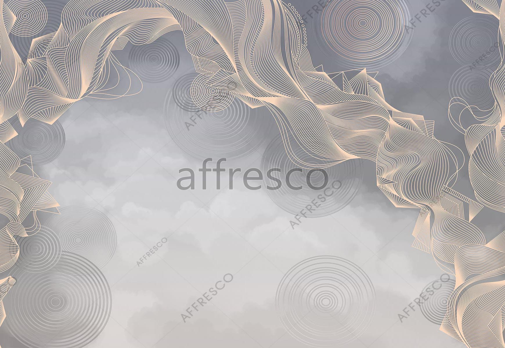 ID139172 | Geometry | Fuji clouds | Affresco Factory