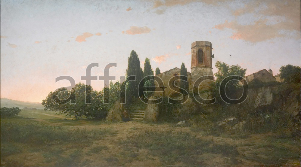 Classic landscapes | Modest Urgell The Bell for Prayer | Affresco Factory