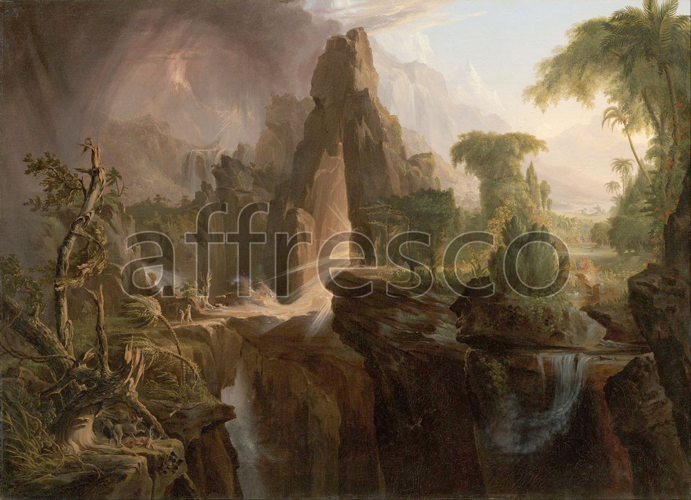 Classic landscapes | Thomas Cole Expulsion from the Garden of Eden | Affresco Factory