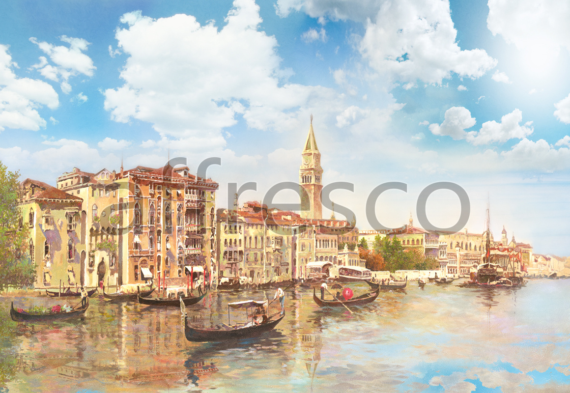 6211 | Picturesque scenery | Venice view from a canal | Affresco Factory