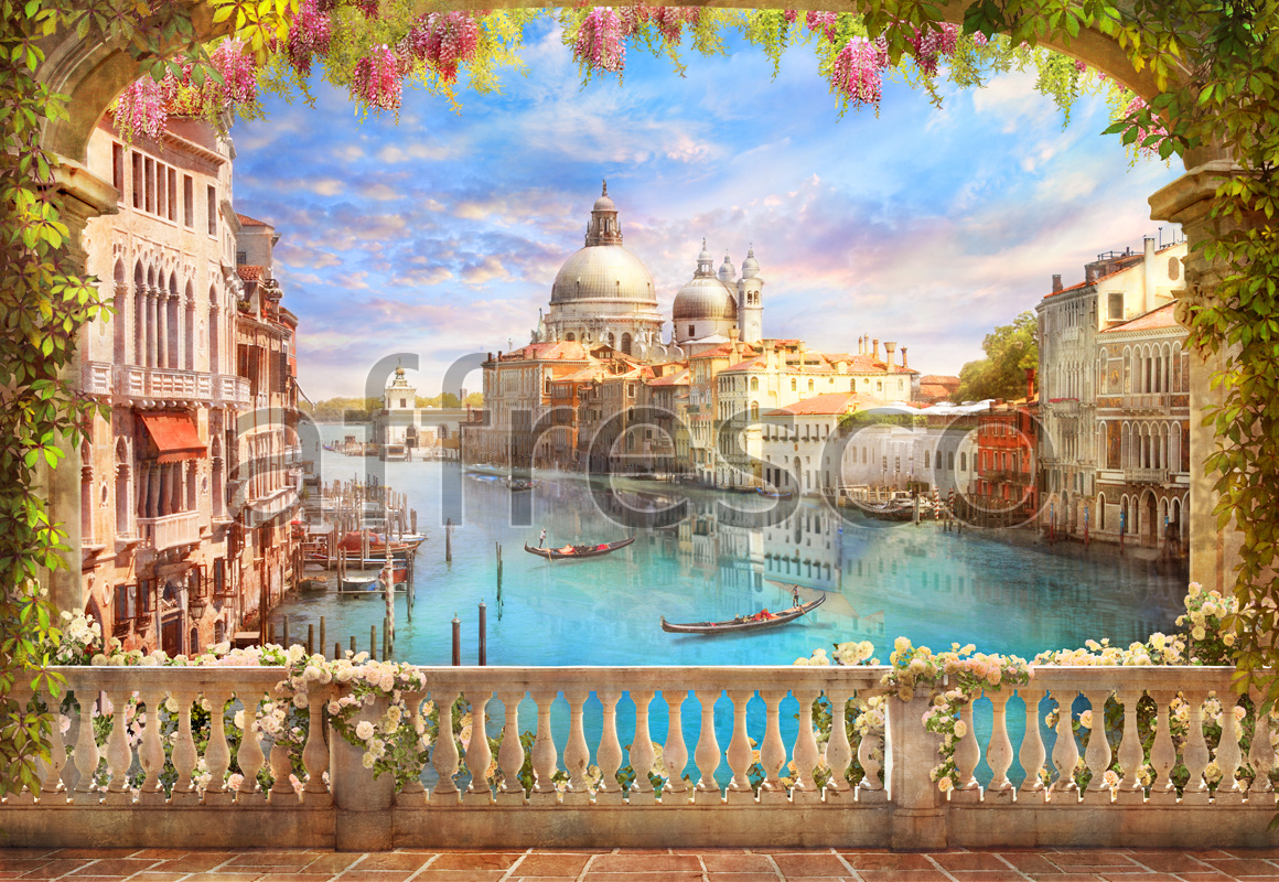 6401 | The best landscapes | Venice view | Affresco Factory