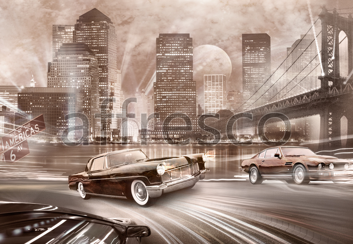 7132 | The best landscapes | Night city speed | Affresco Factory