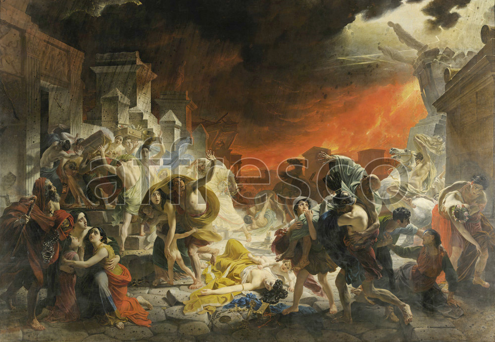 Scenic themes | Karl Brullov The Last Day of Pompeii | Affresco Factory