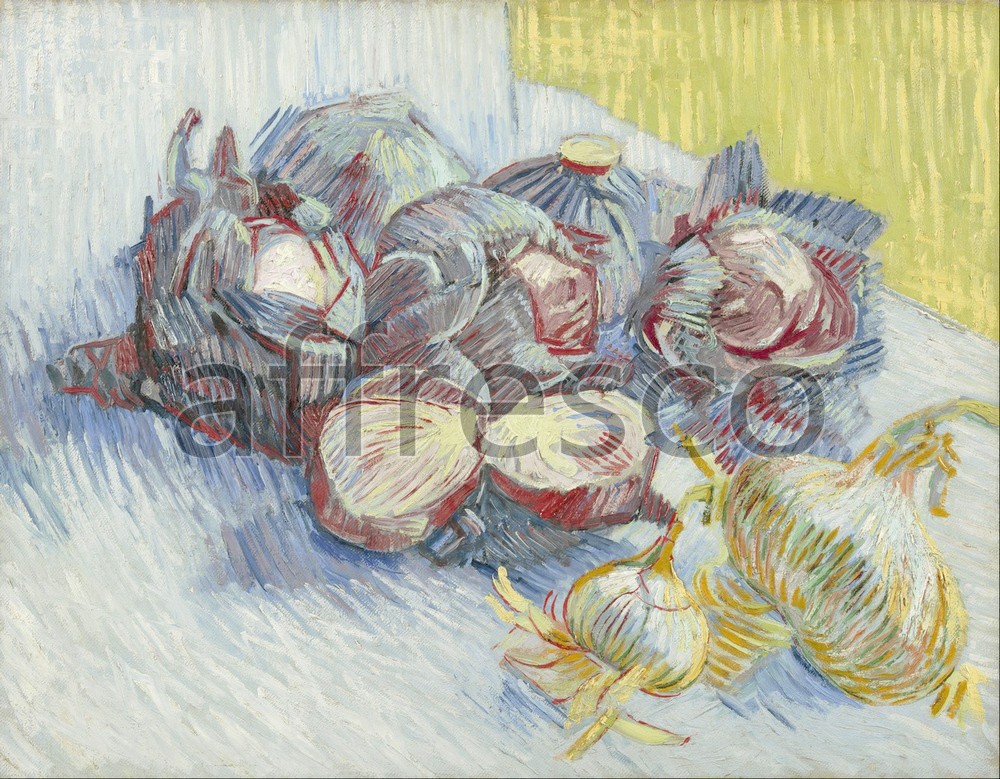 Impressionists & Post-Impressionists | Vincent van Gogh Red cabbages and onions | Affresco Factory