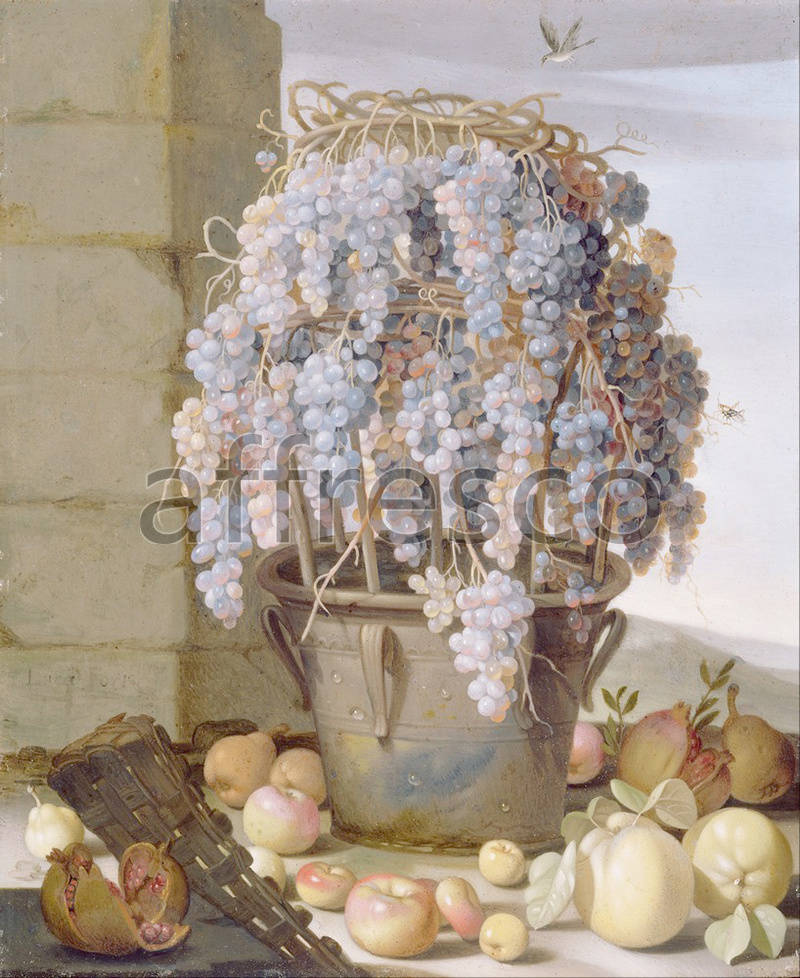 Still life | Luca Forte Still Life with Grapes and other Fruit | Affresco Factory