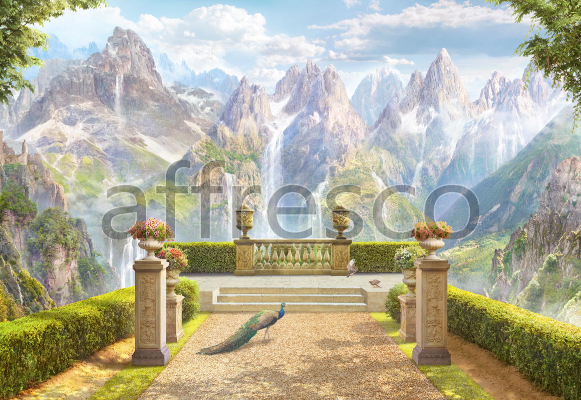 6903 | The best landscapes | Mountains with perspective | Affresco Factory
