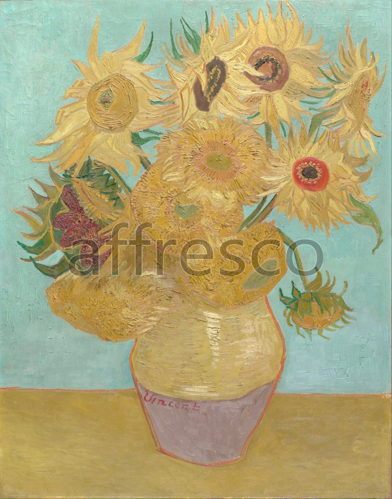 Impressionists & Post-Impressionists | Vincent Willem van Gogh Dutch Sunflowers | Affresco Factory