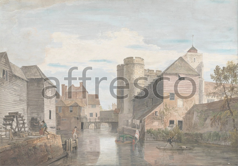 Classic landscapes | Paul Sandby The Westgate Canterbury | Affresco Factory