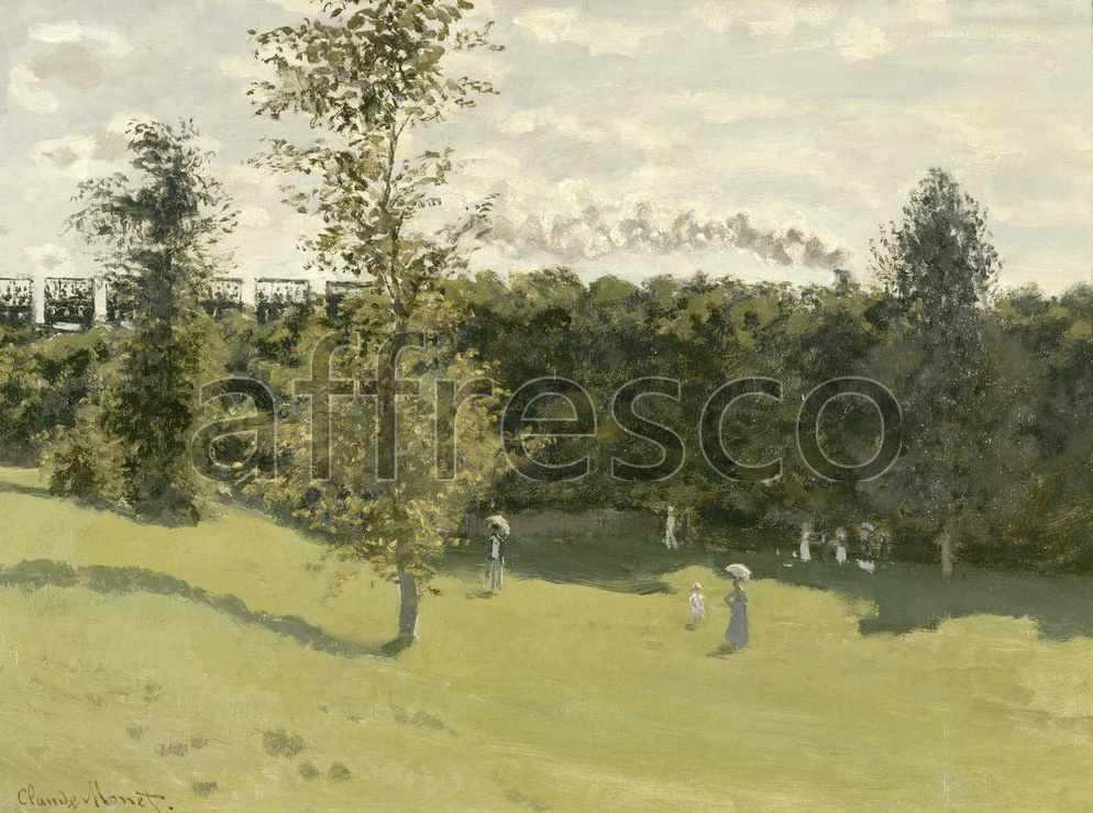 Impressionists & Post-Impressionists | Claude Monet Train in the Countryside | Affresco Factory