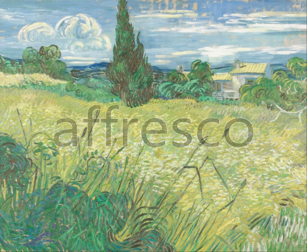 Impressionists & Post-Impressionists | Vincent van Gogh Green Field | Affresco Factory