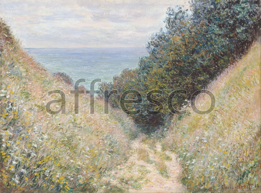 Impressionists & Post-Impressionists | Claude Monet Road at La Cavee Pourville | Affresco Factory