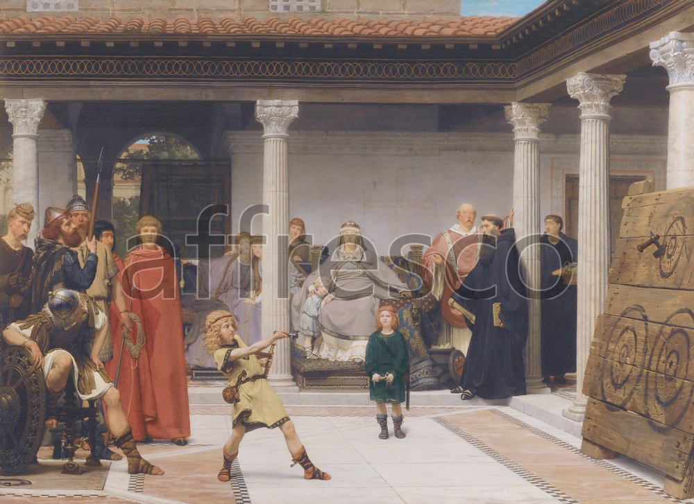 Scenic themes | Alma Tadema The Education of the Children of Clovis | Affresco Factory