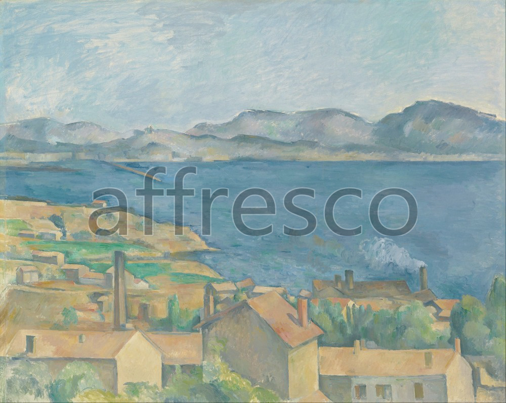 Impressionists & Post-Impressionists | Paul Cezanne The Bay of Marseilles Seen from L Estaque | Affresco Factory