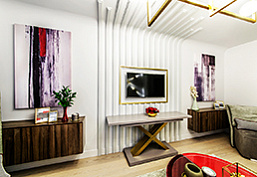 Project “Living room with an Apple”, “Kvartirnyi Vopros”, NTV Channel